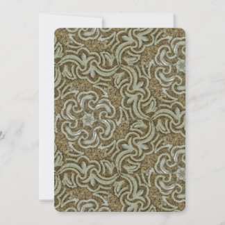 Vintage Marble Texture Wedding Invitation