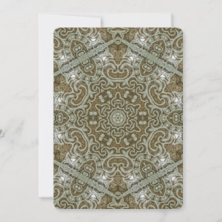 Vintage Marble Texture Wedding Invitation