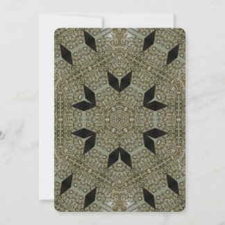 Vintage Marble Texture Wedding Invitation