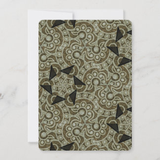 Vintage Marble Texture Wedding Invitation