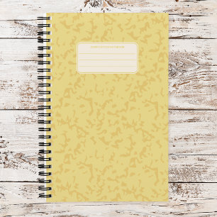 Vintage Marbled Classic Composition Pattern Notebook