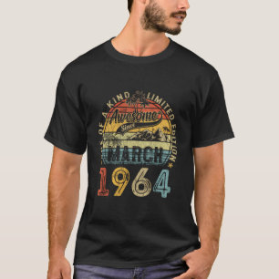 Vintage March 1964 60 Year Old 60Th Birthday Gift T-Shirt