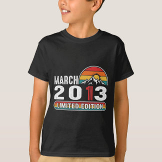 Vintage March 2013 Kids T-Shirt