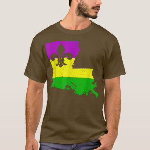 Vintage Mardi Gras Louisiana Funny Festival Party  T-Shirt