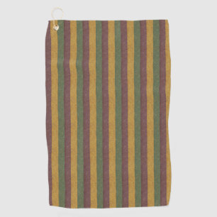 Vintage Mardi Gras striped Golf Towel