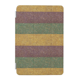 Vintage Mardi Gras striped iPad Mini Cover