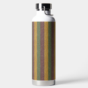Vintage Mardi Gras striped Water Bottle