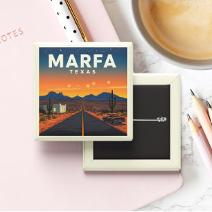 Vintage Marfa Texas Button