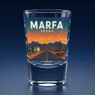 Vintage Marfa Texas Shot Glass