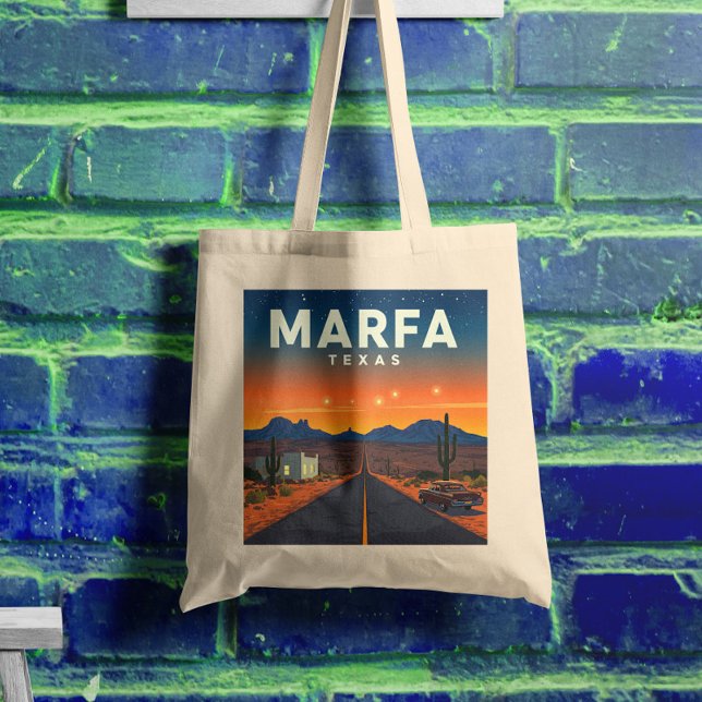 Vintage Marfa Texas Tote Bag (Creator Uploaded)