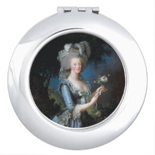 Vintage Marie Antoinette Queen Of France, Retro Compact Mirror