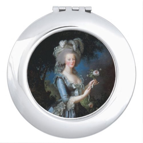 Vintage Marie Antoinette Queen Of France Retro Compact Mirror