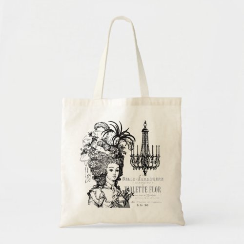 Vintage Marie Antoinette tote bag