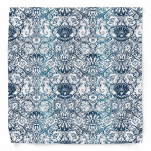 Vintage Marine Pattern Bandana