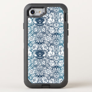 Vintage Marine Pattern OtterBox Defender iPhone SE/8/7 Case