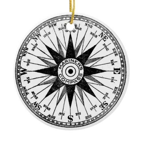 Vintage Mariner's Compass ornament