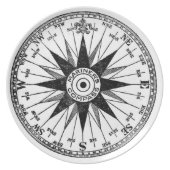 Vintage Mariner's Compass plate (Front)