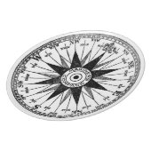 Vintage Mariner's Compass plate (Left Side)