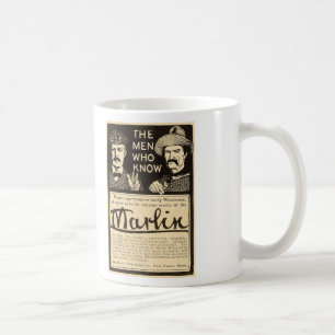 Vintage Marlin Firearms Rifle Gun Ad Coffee Mug