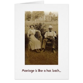 Vintage - Marriage Not So Hot  by AsTimeGoesBy at Zazzle