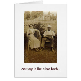Vintage - Marriage Not So Hot, Cards