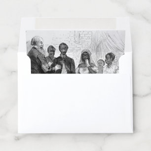 Vintage Marriage of a Colored Soldier by Chaplain Envelope Liner