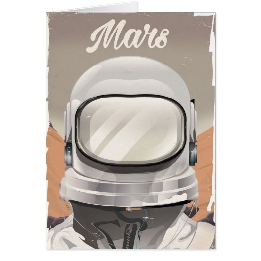 Vintage Mars Astronaut Cards (Front)