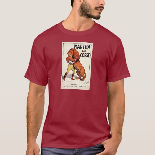 Vintage Martha La Corse Lion Tamer T_Shirt