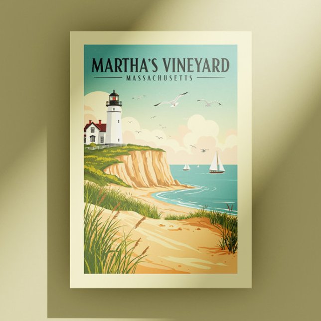 Vintage Martha's Vineyard Massachusetts Postcard (Creator Uploaded)