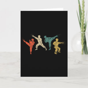 Vintage Martial Arts Kids And Adults Karate Shirt  Card