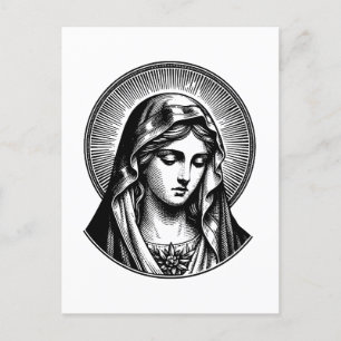 Vintage Mary Postcard