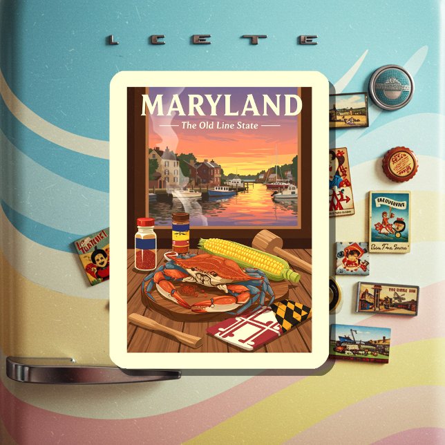 Vintage Maryland Magnet (Creator Uploaded)
