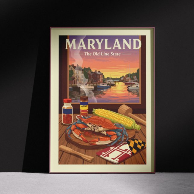 Vintage Maryland Poster (Creator Uploaded)