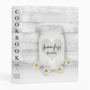 Vintage Mason Jar Mini Binder