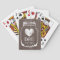 Vintage mason jar playing cards wedding favor