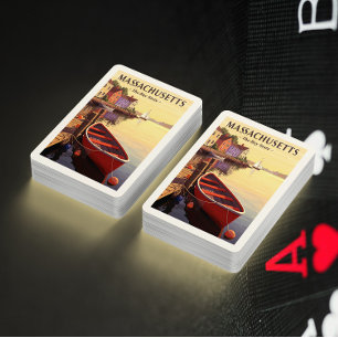Vintage Massachusetts Poker Cards
