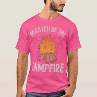 Vintage Master Of The Campfire Outdoor Camping Hik T-Shirt