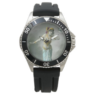 Vintage Mata Hari Postcard Watch