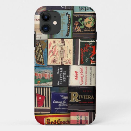 Vintage Matchbooks iPhone 11 Case