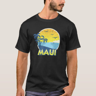 Vintage Maui Aloha Island Surfing 70s Retro T-Shirt