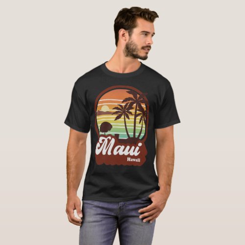 Vintage Maui Hawaii Retro 60s 70s T_Shirt