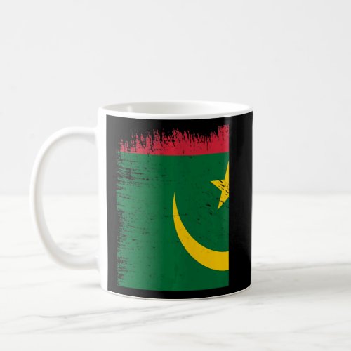 Vintage Mauritania Flag Mauritanian Independence D Coffee Mug