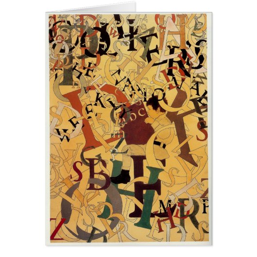 Vintage Maxfield Parrish Alphabet Cards (Front)