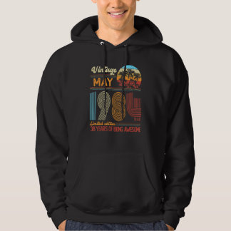 Vintage May 1984 38 Years Old 38th B Day Decoratio Hoodie