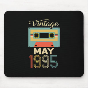 Vintage May 1995 25th Birthday 25 Year Gift Mouse Pad