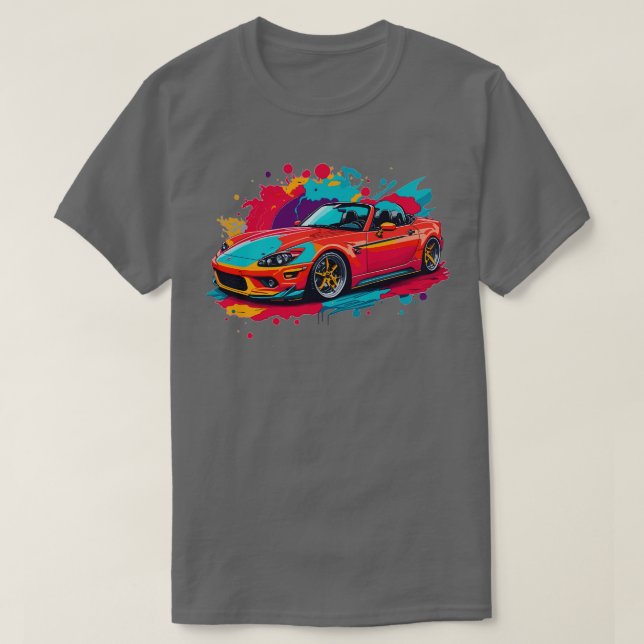 Vintage Mazda Miata Convertible T-Shirt (Design Front)