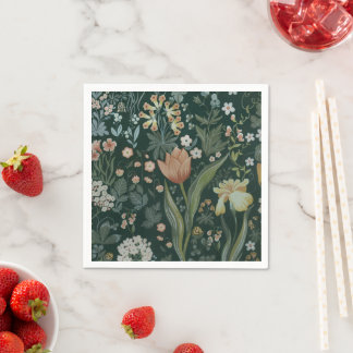 Vintage Meadow Tapestry Napkins