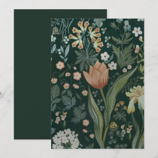 Vintage Meadow Tapestry Note Card
