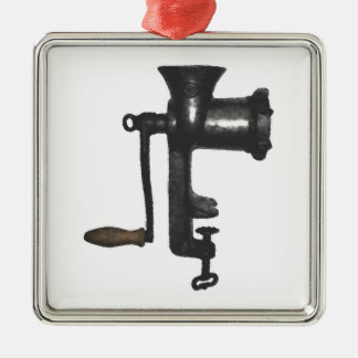 Vintage MeatGrinder Metal Ornament