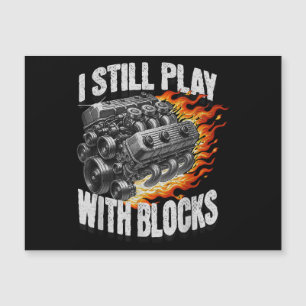 Vintage Mechanic Garage Car Engine I Still Play Wi